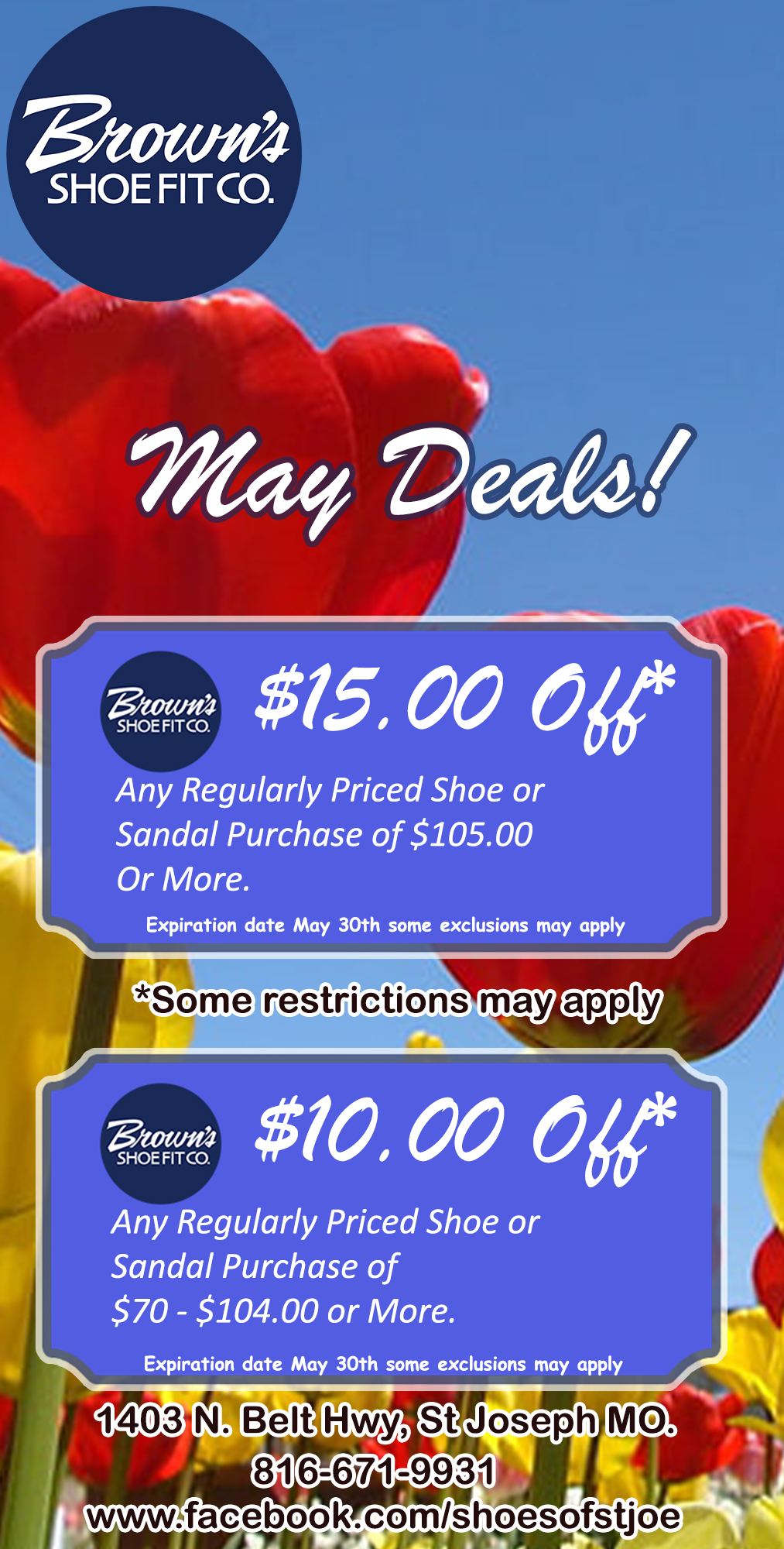 Brown Shoe May 2024 February Deals Image